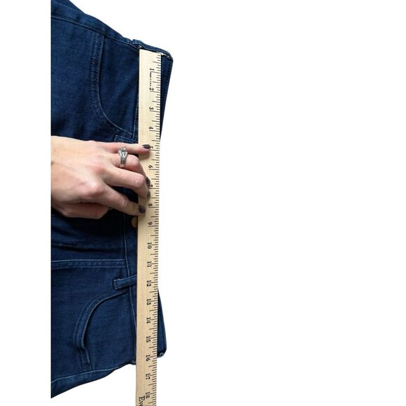 Anthropologie Pilcro The Icon Flare Jeans size 29 Blue  Low Rise Edition - Picture 8 of 9